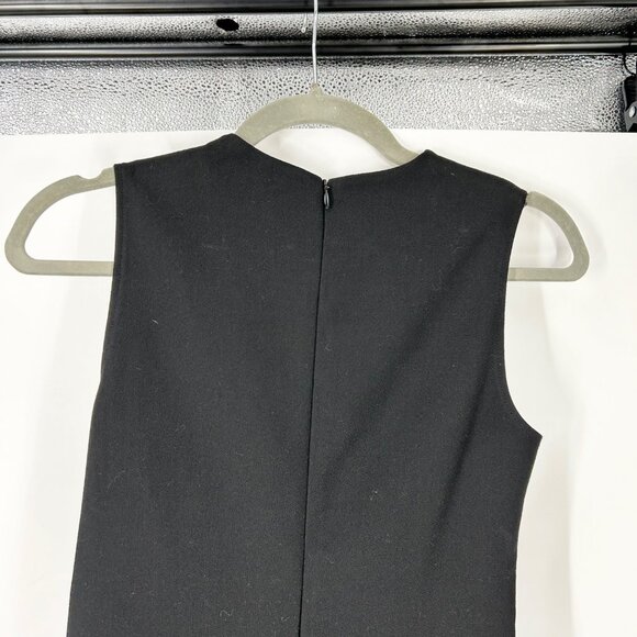 NWT Maje Faux Leather Drape Mini Dress - Picture 5 of 9